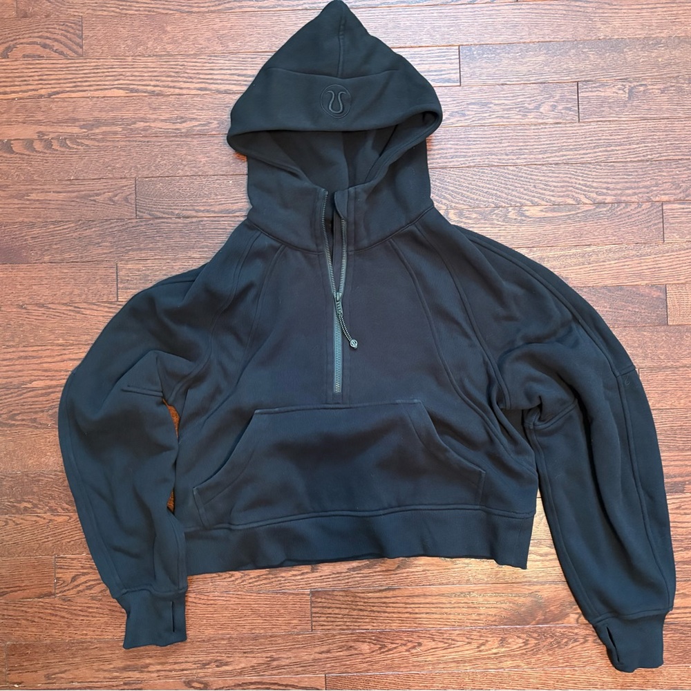 EUC lululemon athletica Oversized 1/2 Zip Scuba Hoodie